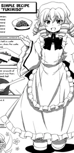 Luna vestida de cocinera