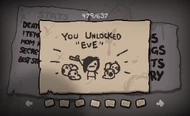 Eve Corrompida siendo desbloqueada