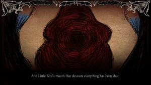 PunishingBirb6.png (1,37 MB) Y la boca de la Pequeña Ave que todo lo devora se ha cerrado.