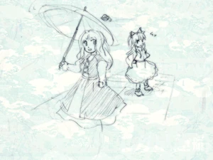 Final de Reimu de Subterranean Animism, junto a Aya