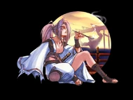 Ilustración de Baiken de Guilty Gear XX