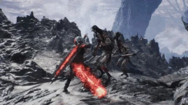 Espadas de Chaser siendo utilizadas