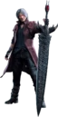 Traje de Super Dante visto en Devil May Cry 5
