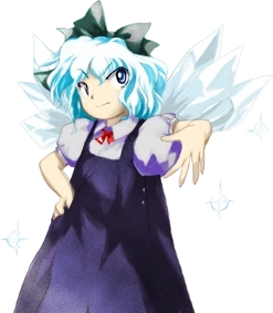 Color alternativo de Cirno en Phantasmagoria of Flower View