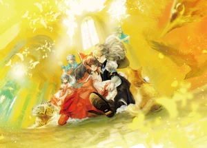 Reimu en la carátula del Volumen 2 de Strange Creators of Outer World