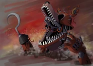 Arte conceptual rechazado de Twisted Foxy
