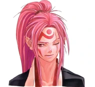 Retrato de Baiken en Guilty Gear XX