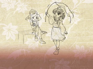 Final de Reimu de Double Dealing Character, junto a Marisa