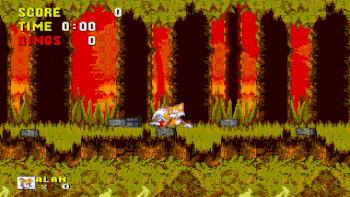 X después de incapacitar a Alan, teletransportándose frente a el segundos antes de romperle el cuello. (SONIC 2011)