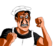 Imagen de Peppino usada en las pantallas de VS.