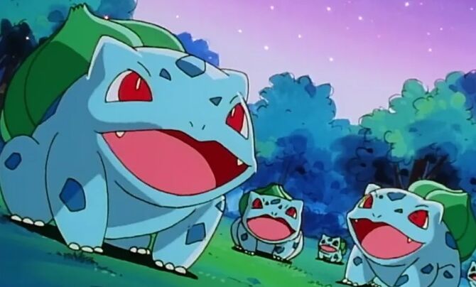 Shiny Bulbasaur  Pokemon, Bulbasaur, Anime