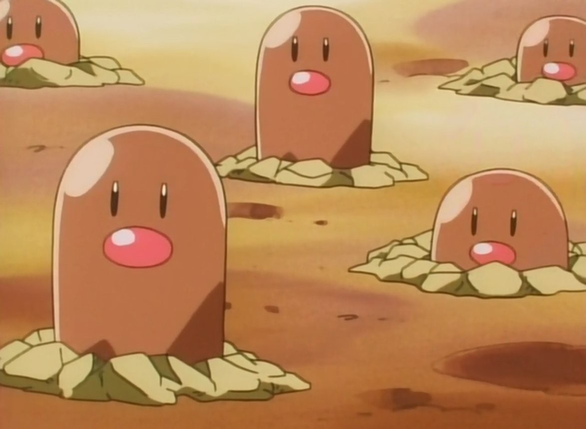 diglett underground monster