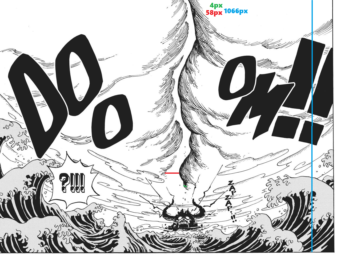 Luffy e Kaido partem o céu