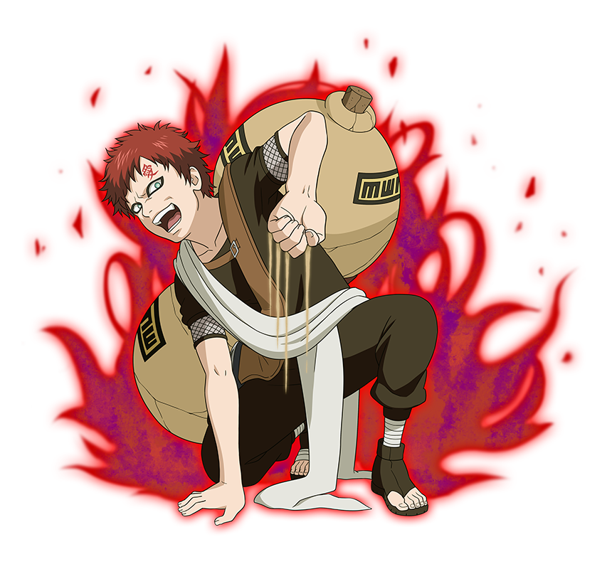 Naruto Gaara Areia Colar Naruto Símbolo da Areia