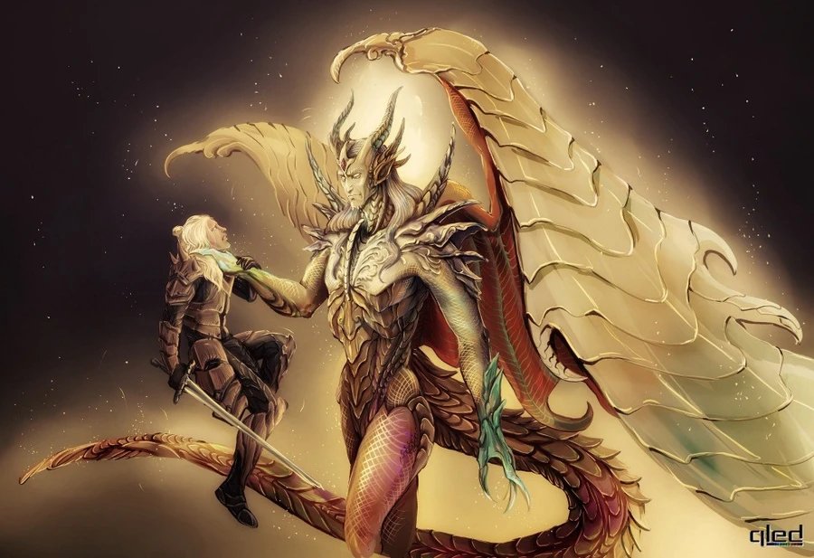 Доуло это. Ауриэль Акатош. Акатош Бог дракон. Аэдра Акатош. Tes Акатош.