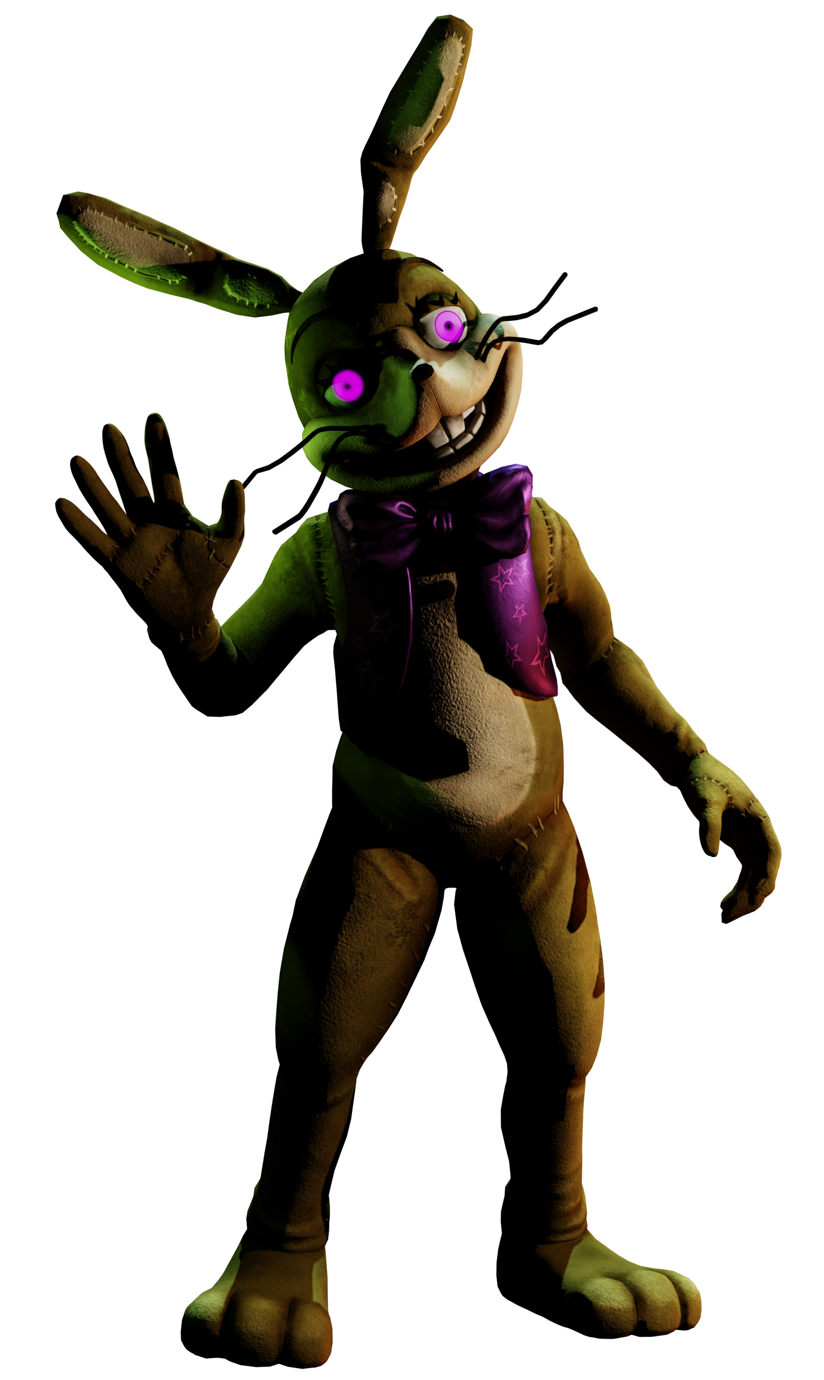 Glitchtrap looks to the future of FNAF in 2021 by JakAndDaxter01