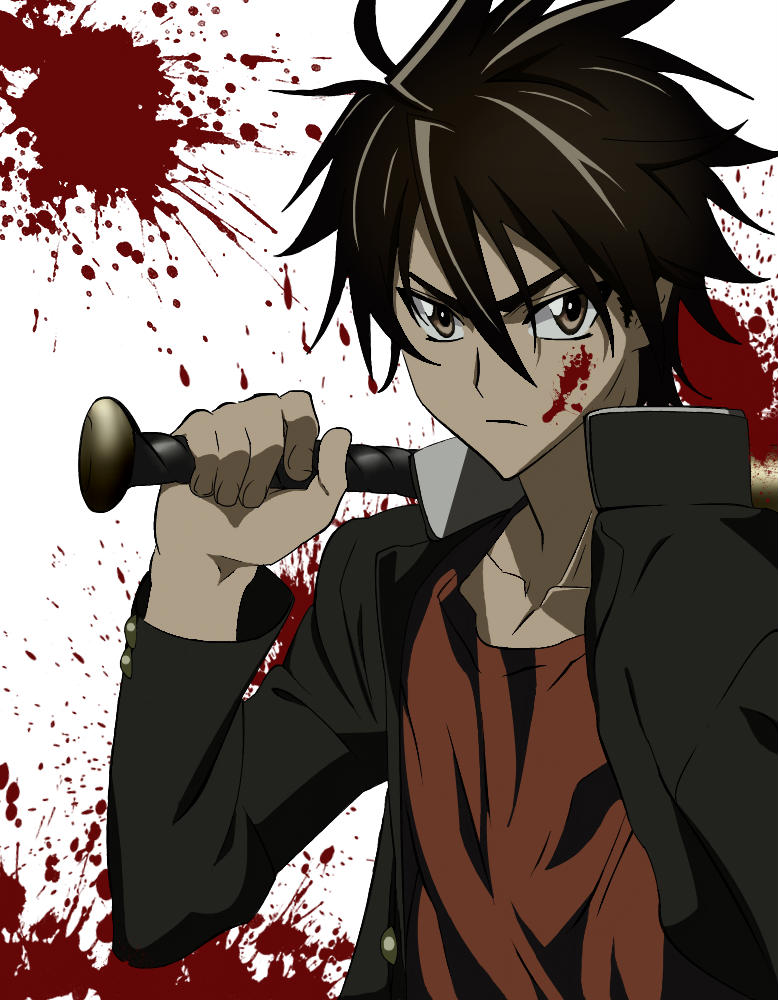 Highschool of the Dead, anime, Komuro Takashi