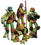 TMNT-2012-Casual-Poses