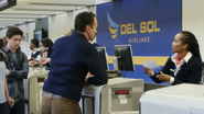 Del Sol check-in at Louis Armstrong New Orleans International Airport