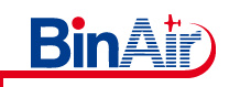 The Bin Air logo compared to the In Air one