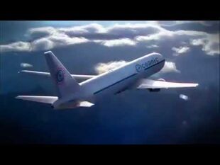 Oceanic 767, in a 2009 commercial advertising a season for Lost