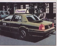 Oceanic Airlines ad on a cab in Daredevil.