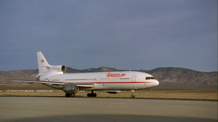 As well as real models filmed on the ground (Note:the name "Stargazer")