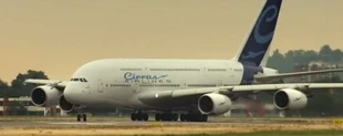 Cirrus A380 on the ground