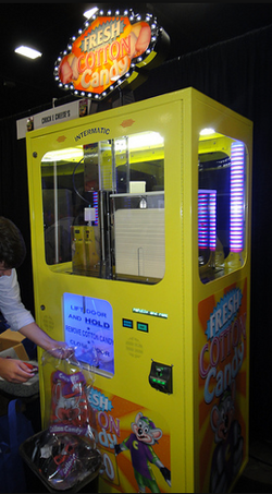 Chuck e cheese top ice cream vending machine
