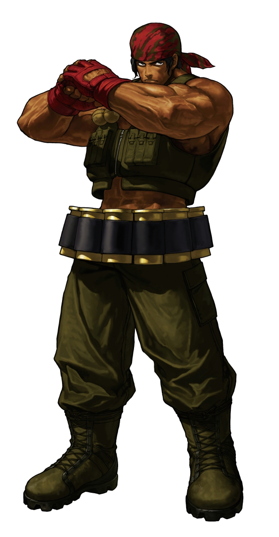 Ralf Jones - Characters & Art - The King of Fighters XI