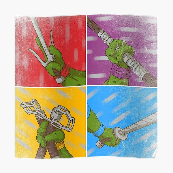 1987 TMNT Weapons Fictional Characters Wiki Fandom