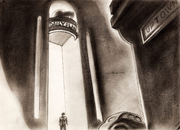Daily Planet concept art - Fleischer Studios