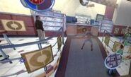 Bar counter from the front