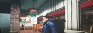 Back section of the restaurant (behind Peter Parker)