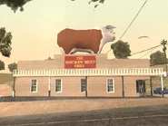 Exterior shot of the restaurant.