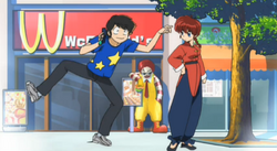 Anime Fast food WcDonald's