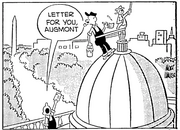 Cosmo's Korner's capital contact, Augmont - September 30, 1955