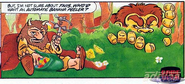 Donkey Kong in the last panel of "Secrets of the Warp Zones".