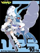Hatsune Miku as a Flying-type Trainer, featuring Altaria. Designed by kannnu.