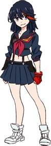 Ryuko Matoi, the protagonist of the series