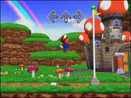 Flagpole Leap: based on the ending flagpoles from Super Mario Bros., the player has to tap the left and right arrows to accelerate and then the up arrow to jump, trying to jump as high as possible.