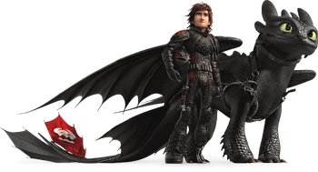 Hiccup and Toothless