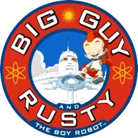 Big Guy and Rusty the Boy Robot logo