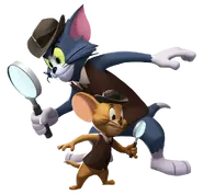 Detectives Tom & Jerry (Uncommon, Tier 42 in the Season 1 Battle Pass) - This Variant is based off of Tom & Jerry's outfits from the Detective segments of The Tom and Jerry Show.
