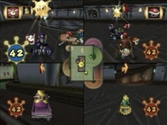 The "Luigi's Mansion" battle course.
