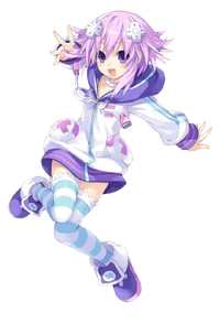 Neptune, the main character of the series.