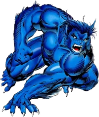 Henry "Hank" McCoy, AKA Beast, the main character of the series.