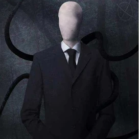 Slender Man, as it appears in Slender: The Eight Pages.