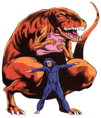 Devil Dinosaur and Moon-Boy