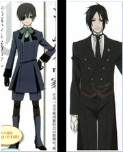 Black butler char art